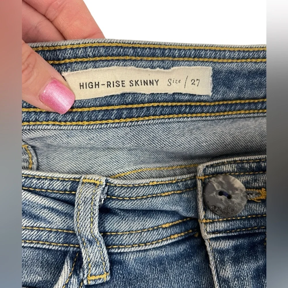 Anthropologie Pilcro and the Letterpress jeans size 27 High Rise Skinny Jeans 💙